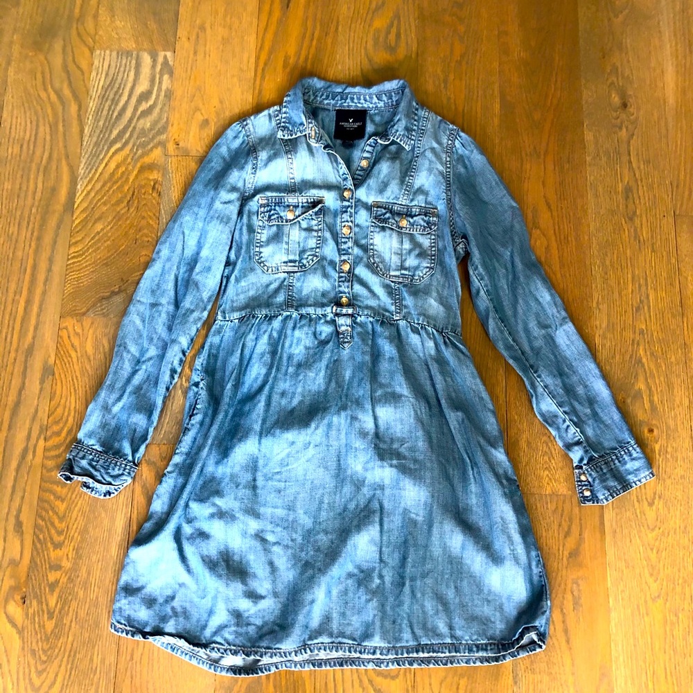 American Eagle Denim Dress- XS